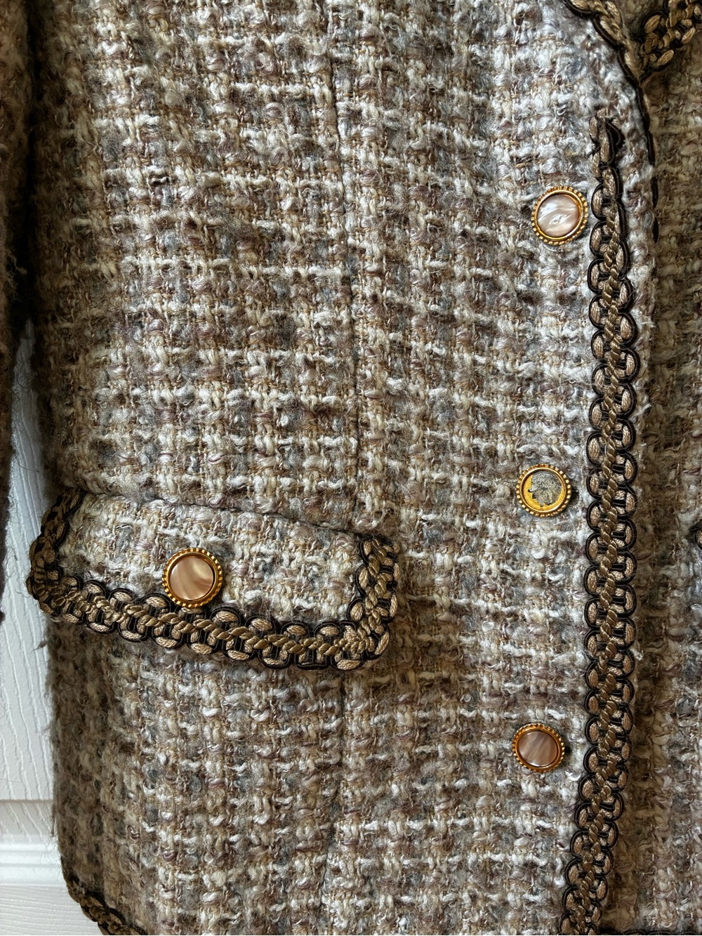 UNIQUE Vintage tweed jacket - Picture 4 of 11